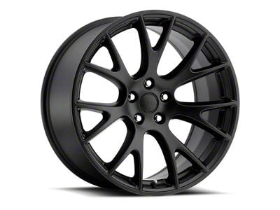Voxx Replica Hellcat Style Gloss Black Wheel; 20x9 (11-23 RWD Charger, Excluding Widebody)