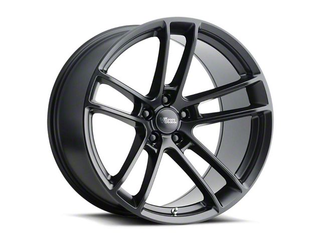 Voxx Replica Hellcat Widebody 2 Style Matte Black Wheel; Rear Only; 20x11 (11-23 RWD Charger)