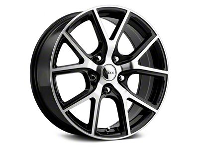 Voxx Lumi Gloss Black Machined Wheel; 18x8 (11-23 RWD Charger w/o Brembo, Excluding Widebody)