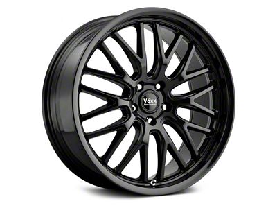 Voxx Masi Gloss Black Wheel; 18x8 (11-23 RWD Charger w/o Brembo, Excluding Widebody)