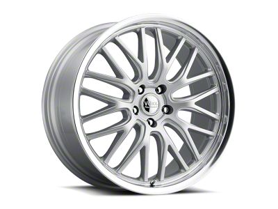 Voxx Masi Silver Mirror Machined Wheel; 18x8 (11-23 RWD Charger w/o Brembo, Excluding Widebody)