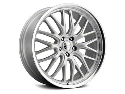 Voxx Masi Silver Mirror Machined Wheel; 18x8; 45mm Offset (21-25 Mustang Mach-E, Excluding GT)