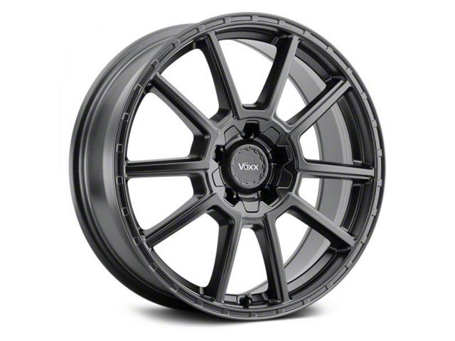 Voxx Monte Matte Black Wheel; 18x8 (21-24 Mustang Mach-E)