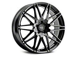 Voxx Nice Gloss Black Wheel; 18x8; 40mm Offset (21-26 Mustang Mach-E)