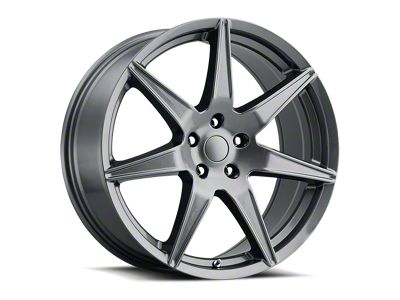 GT500 Style Gunmetal Wheel; 19x9; 35mm Offset (15-23 Mustang GT, EcoBoost, V6)