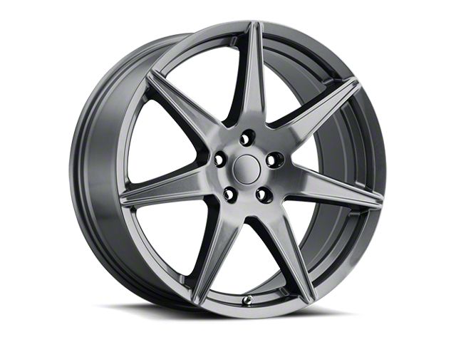 Voxx Replica GT500 Style Gunmetal Wheel; Rear Only; 19x10 (15-23 Mustang GT, EcoBoost, V6)