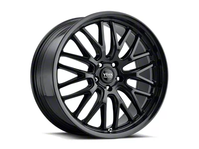 Voxx Masi Gloss Black Wheel; 19x9.5; 42mm Offset (15-23 Mustang GT, EcoBoost, V6)