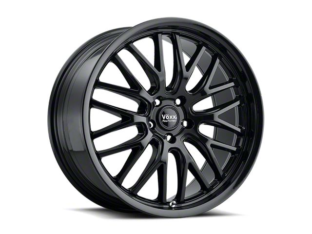 Voxx Masi Gloss Black Wheel; Rear Only; 20x10 (15-23 Mustang GT, EcoBoost, V6)