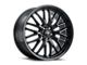 Voxx Masi Gloss Black Wheel; Rear Only; 20x10 (15-23 Mustang GT, EcoBoost, V6)