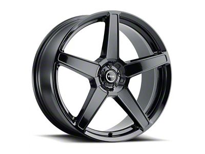 Voxx MG5 Gloss Black Wheel; 18x8; 40mm Offset (15-23 Mustang EcoBoost w/o Performance Pack, V6)
