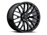 Performance Pack Style Gloss Black Wheel; 19x9; 45mm Offset (15-23 Mustang GT, EcoBoost, V6)