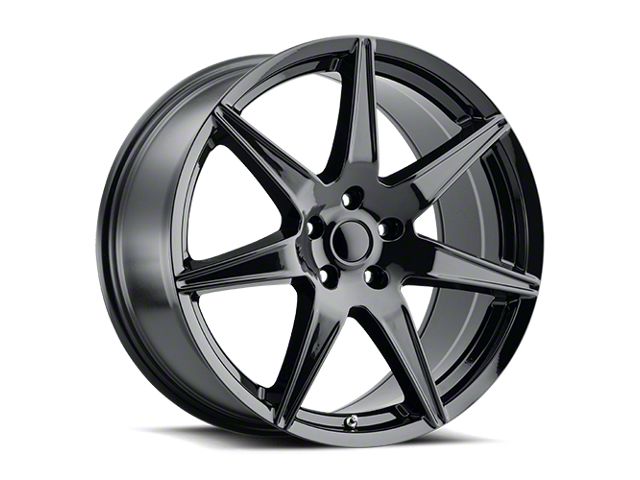 Voxx Replica GT500 Style Gloss Black Wheel; 19x9 (2024 Mustang)