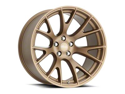 Hellcat Style Matte Bronze Wheel; 20x11; 3mm Offset (18-23 Challenger Widebody)