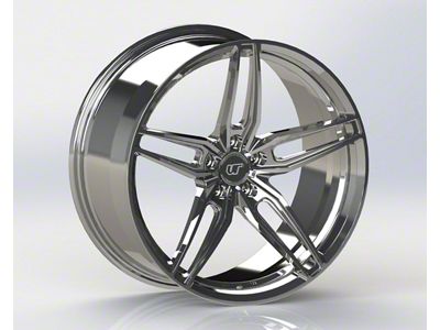 VR Forged D10 Hyper Black Wheel; Rear Only; 20x11 (06-10 RWD Charger)