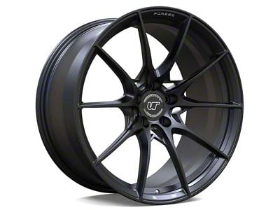 VR Forged D03 Matte Black Wheel; Rear Only; 20x11 (2024 Mustang)