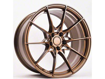 VR Forged D03 Satin Bronze Wheel; Rear Only; 20x11; 50mm Offset (24-25 Mustang)