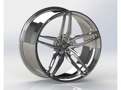 VR Forged D10 Hyper Black Wheel; Rear Only; 20x11; 16mm Offset (08-23 RWD Challenger, Excluding Widebody)