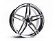 VR Forged D10 Hyper Black Wheel; 20x9 (11-23 RWD Charger, Excluding Widebody)
