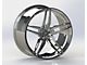VR Forged D10 Hyper Black Wheel; Rear Only; 20x11 (11-23 RWD Charger, Excluding Widebody)