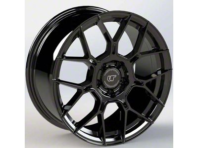 VR Forged D09 Gloss Black Wheel; Front Only; 19x10 (06-13 Corvette C6 Z06)