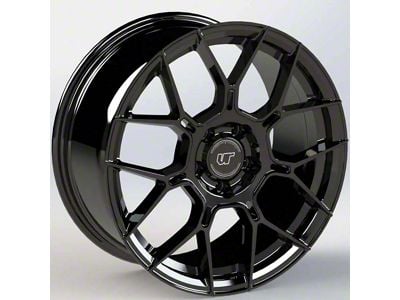 VR Forged D09 Gloss Black Wheel; Rear Only; 20x12.5 (06-13 Corvette C6 Z06)