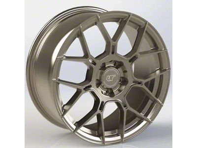 VR Forged D09 Gunmetal Wheel; Rear Only; 20x12.5; 55mm Offset (06-13 Corvette C6 Z06)