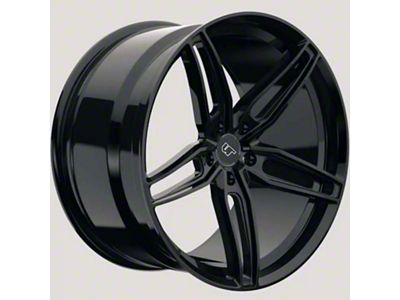 VR Forged D10 Gloss Black Wheel; Front Only; 19x10 (06-13 Corvette C6 Z06)