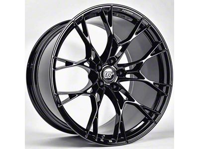 VR Forged D01 Gloss Black Wheel; Front Only; 20x9.5 (20-24 Corvette C8, Excluding Z06)