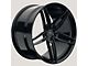 VR Forged D10 Gloss Black Wheel; Rear Only; 20x12.5 (15-19 Corvette C7 Z06)