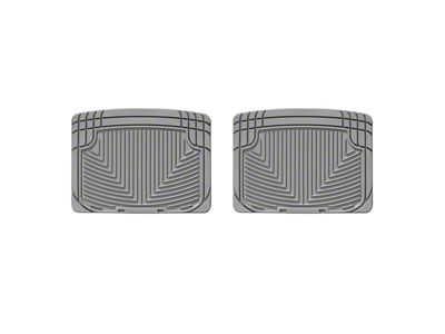 Weathertech All-Weather Rear Rubber Floor Mats; Gray (93-02 Camaro)