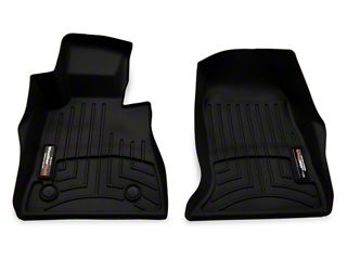 WeatherTech FloorLiner Custom Front Floor Mats - Black 448631V - Made In USA