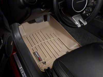 Weathertech DigitalFit Front Floor Liners; Tan (10-15 Camaro)