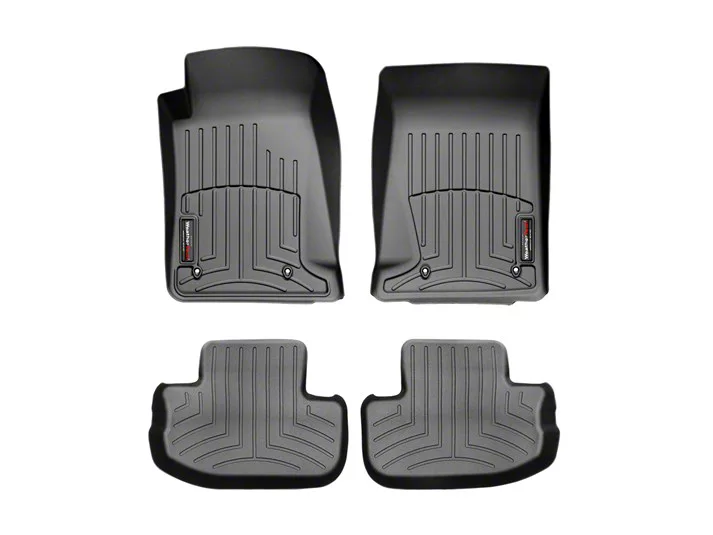 Weathertech Camaro DigitalFit Front and Rear Floor Liners; Black 4426712 (1015 Camaro) Free