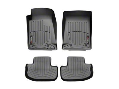 Weathertech DigitalFit Front and Rear Floor Liners; Black (10-15 Camaro)