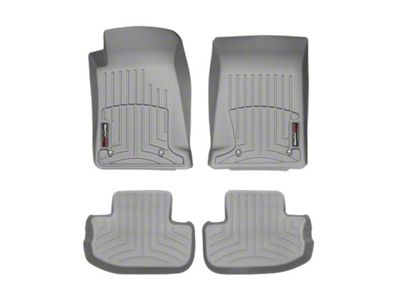 Weathertech DigitalFit Front and Rear Floor Liners; Gray (10-15 Camaro)