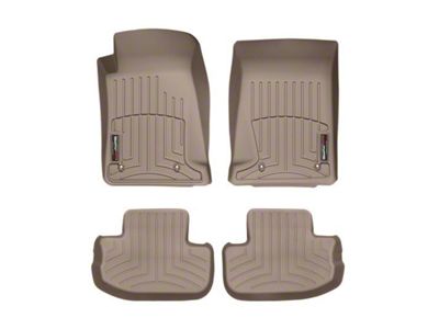 Weathertech DigitalFit Front and Rear Floor Liners; Tan (10-15 Camaro)