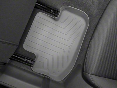 Weathertech DigitalFit Rear Floor Liners; Gray (10-15 Camaro)