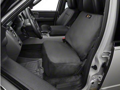 Weathertech Universal Front Bucket Seat Protector; Black (10-24 Camaro)