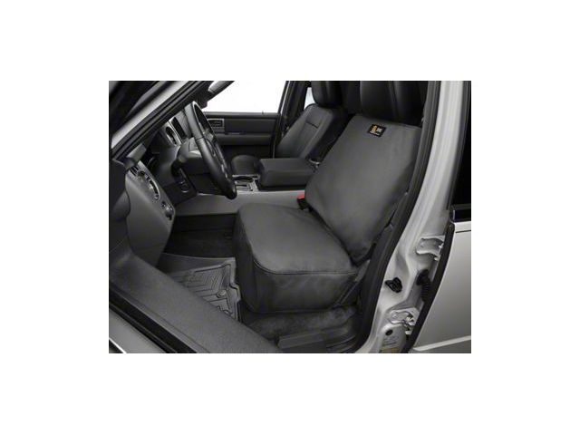 Weathertech Universal Front Bucket Seat Protector; Black (10-24 Camaro)