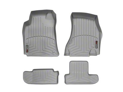 Weathertech DigitalFit Front and Rear Floor Liners; Grey (08-10 Challenger)