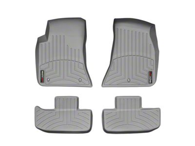 Weathertech DigitalFit Front and Rear Floor Liners; Grey (11-14 Challenger)