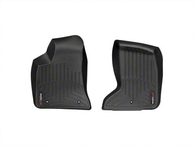 Weathertech DigitalFit Front Floor Liners; Black (17-23 AWD Challenger)