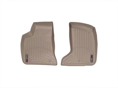 Weathertech DigitalFit Front Floor Liners; Tan (17-23 AWD Challenger)