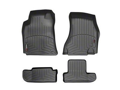 Weathertech DigitalFit Front and Rear Floor Liners; Black (08-10 Challenger)