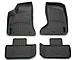 Weathertech DigitalFit Front and Rear Floor Liners; Black (17-23 AWD Challenger)