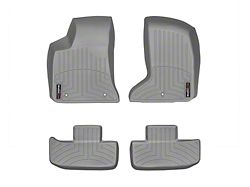 Weathertech DigitalFit Front and Rear Floor Liners; Gray (17-23 AWD Challenger)