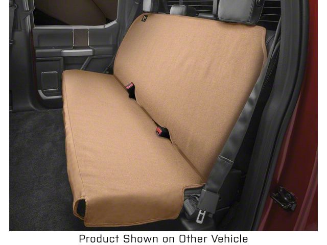 Weathertech Second Row Seat Protector; Tan (08-23 Challenger)