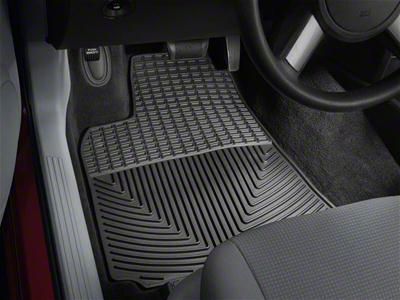 Weathertech All-Weather Front Rubber Floor Mats; Black (06-10 Charger)