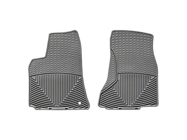 Weathertech All-Weather Front Rubber Floor Mats; Gray (06-10 Charger)