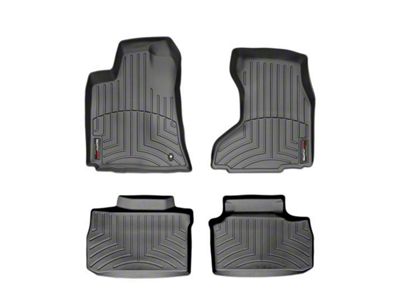 Weathertech DigitalFit Front and Rear Floor Liners; Black (07-10 AWD Charger)